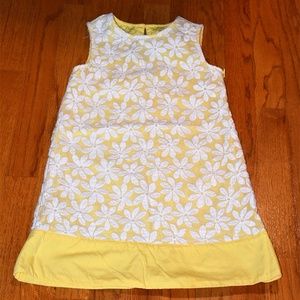 GYMBOREE SPRING DRESSY Yellow Dress sz 7 EUC